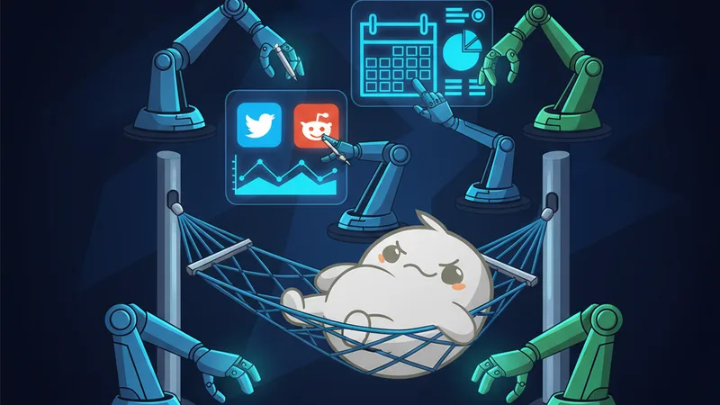 Watashi Games mascot automating content publishing