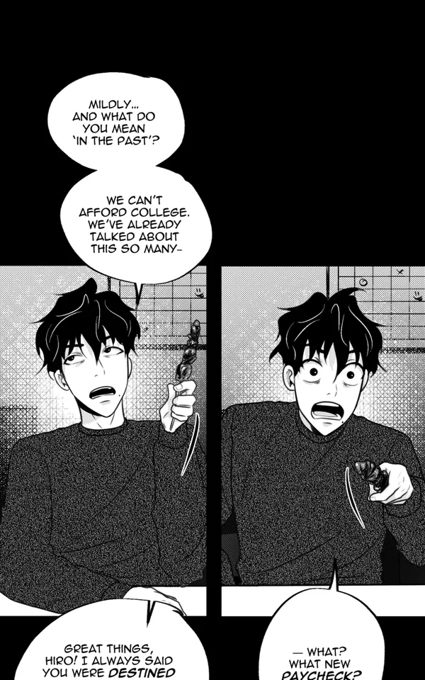 Black-and-white manga art before colorization